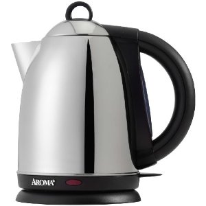 Aroma AWK-115S Hot H20 X-Press 1-1/2-Liter Cordless Water Kettle